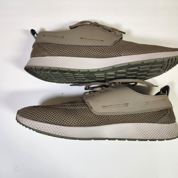 Mens Sperry  7 Seas  Sport  Cupsoles Fishing Tan And Green Water Shoes Summer - Picture 9 of 10